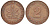 ФРГ 2 пфеннига 1970 J KM 106a, J.381a сталь плакированная медью 4174-458