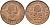 Новая Зеландия 1/2 пенни 1964 Елизавета II (1952-2022), божество Хей-Тики KM 23.2 бронза UNC 4119-916