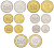 Центральная Африка (BEAC) набор из 7 монет (1, 2, 5, 10, 25, 50 и 100 франков) 2006 KM 15, 16, 17, 18, 19, 20 и 21 UNC 4675-831-837