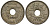 ТУНИС 10 САНТИМОВ 1920 АН1338, MOHAMMAD al-NASIR BEY KM 243 никель бронза 4182-1144