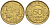 ФРАНЦИЯ 50 САНТИМОВ 1932 ТИП MORLON, OPEN 9, С ЯГОДОЙ KM 894.1, LE FRANC 192.7 алюминиевая бронза 44-717