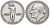 ГЕРМАНИЯ МЕДАЛЬ 1958 КАРЛ фон ШТЕЙН (1757-1831), ДИАМЕТР 40 ММ. белый металл 1084-2-64