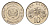 Сингапур 10 центов 1985 морской конёк KM 51 медно-никель UNC 4609-1058
