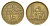 Египет 10 пиастров 1992 KM 732 латунь UNC 4673-615