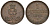Ганновер 1 пфенниг 1862 B, Георг V KM 233, AKS 156, J. 90 медь 4594-457