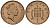 Великобритания 1 пенни 1994 Елизавета II (1952-2022) KM 935a, Spink 4391 (B4) сталь плакированная медью 4176-626