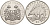 Сьерра-Леоне 1 доллар 2006 серия динозавры, стегозавр KM 308 медно-никель UNC M20-14