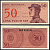 Индонезия 50 сенов 1964 доброволец Pick 94 a бумага 7554-26-4-1