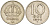 Швеция 10 эре 1944 Густав V (1907-1950) KM 813 серебро 4585-345