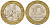 Франция 10 франков 1989 тип гений Бастилии KM 964.1, Le Franc 375.3 биметалл 4402-1146