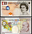 Великобритания 10 фунтов 2000 Елизавета II (1952-2022), Чарлз Дарвин, подпись C. Salmon Pick 389 d  бумага  UNC (пресс) 7217-73-3-2