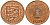 Гернси 2 пенса 1971 Ветряная мельница KM 22 бронза  aUNC  4610-444