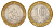 Россия 10 рублей 2007 СПМД, Архангельская область Y 973 биметалл aUNC 219-456