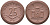 Фрайберг 25 пфеннигов 1921  Men05 8084, Men18 10080 фарфор  1085-10-13