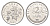 Хорватия 2 липы 2001 нечетный год KM 4 алюминий UNC 4651-544