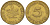 ФРГ 5 ПФЕННИГОВ 1949 D KM 102, J. 377 сталь плакированная латунью 4547-1156