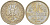 ФРГ 1 МАРКА 1954 J KM 110, J. 385 медно-никель 4544-611