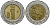 Мексика 1 песо 1996 KM 603 биметалл 4167-624