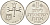 Израиль 1 лира 1969 JE5729 KM 47.1 медно-никель UNC 4557-125