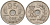 Дания 25 эре 1967 С; S, Фредерик IX (1947-1972) KM 855.1 медно-никель 4150-915