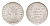 Британская Индия 2 анны 1887 Виктория (1837-1901) KM 488 серебро    1529-834