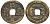 КИТАЙ БУ ЮВАН 1 КЭШ 1851-1861 ИМПЕРАТОР КЗИЕН ФЕНГ бронза 4556-134