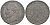 Бельгия КОПИЯ 5 франков 1867 белый металл 1066-16-22