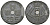Бельгия 25 сантимов 1945 Belgie-Belgique, Леопольд III (1934-1947), германская оккупация KM 132 цинк 177-1031