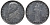 Ватикан 100 лир 1956 Пий XII KM 55 нержавеющая сталь UNC 4123-843