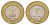 Индия 10 рупий 2012 KM 400 биметалл 4633-327