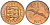 Гернси 1 пенc 1971 Елизавета II (1952-2022), северная олуша в полете KM 21 бронза  UNC  220-1218