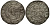 Польша 1 шиллинг (шеляг) 1584 Стефан Баторий (1576-1586), вес 1,04 гр. серебро 1516-1541