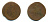 РОССИЯ 1 КОПЕЙКА 1760 медь 61-712