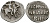 ВЕЛИКОЕ КНЯЖЕСТВО МОСКОВСКОЕ ДЕНГА 1535 - 1547 ИВАН IV ВАСИЛЬЕВИЧ, МОСКОВСКИЙ МОНЕТНЫЙ ДВОР, 0,34 ГР ГиК №48 серебро 262-1028