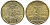 Перу 20 сентимо 2008 KM 306.4 латунь aUNC 4605-515