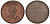 Ганновер 2 пфеннига 1838 A, Эрнст Август (1837-1851) KM 174.1, AKS 122, J. 55 медь 4681-1136