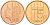 Нидерланды 5 центов 1999 Беатрикс (1980-2013) KM 202 бронза UNC 4116-312
