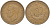 Великобритания 1/2 пенни 1944 Георг VI (1936-1952) KM 844, Spink 4115 бронза 59-112
