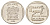 ЮАР 1 ранд 1998 KM 164 медь плакированная никелем 4627-342