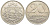Латвия 20 сантимов 1922 первая Республика (1918-1939) KM 5 никель 119-151