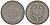 ГЕРМАНИЯ 10 ПФЕННИГОВ 1875 E, СТАРОГЕРБОВКА KM 4, Jager 4, Weege 7 медно-никель 4546-1125
