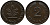 ФРГ 2 пфеннига 1965 J KM 106, J.381 бронза 99-142