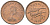 Тувалу 1 цент 1976 KM 1 бронза UNC 4618-1242