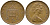 Великобритания 1 пенни 1971 Елизавета II (1952-2022) KM 915, Spink 4237 (B1) бронза 100-542