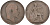Великобритания 1 пенни 1905 Эдуард VII (1901-1910) KM 794.2, Sp 3990 бронза 4117-731