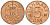 Дания 5 эре 1973 S; B, Маргрете II (1972-2024) KM 859.1 железо плакированная медью aUNC 3955-556