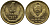 СССР 1 КОПЕЙКА 1991 ММД, БУКВА М KM 126а, Федорин 182 латунь 96-1037
