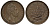 Швеция 1 скиллинг 1847 Оскар I (1844-1859) KM 671 медь 443-1235
