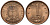 Нидерландские Антилы 1 цент 1973 Юлиана (1948-1980) KM 8 бронза UNC 4118-446