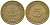 ФРГ 5 ПФЕННИГОВ 1950 F KM 107, J. 382 сталь плакированная латунью 116-259